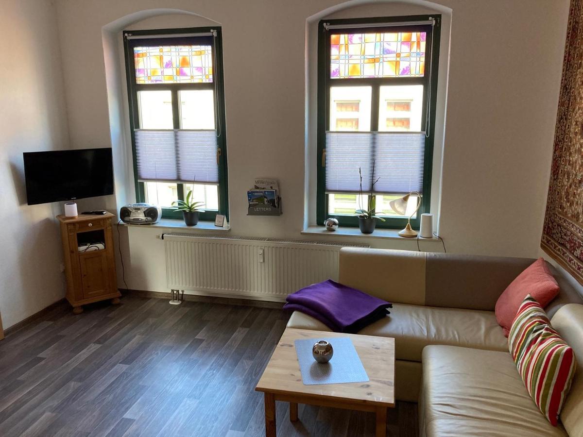 Ferienwohnung Kurzmalweg -Balkon- Meißen Buitenkant foto